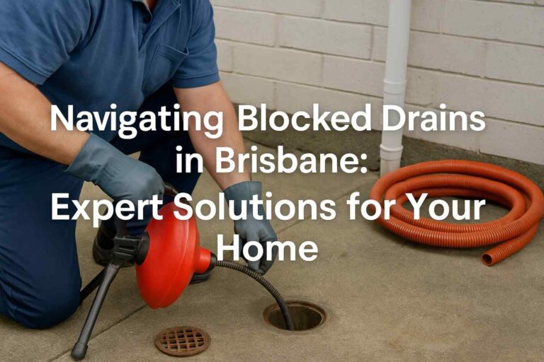 Navigating Blocked Drains in Brisbane: Expert Solutions for Your Home