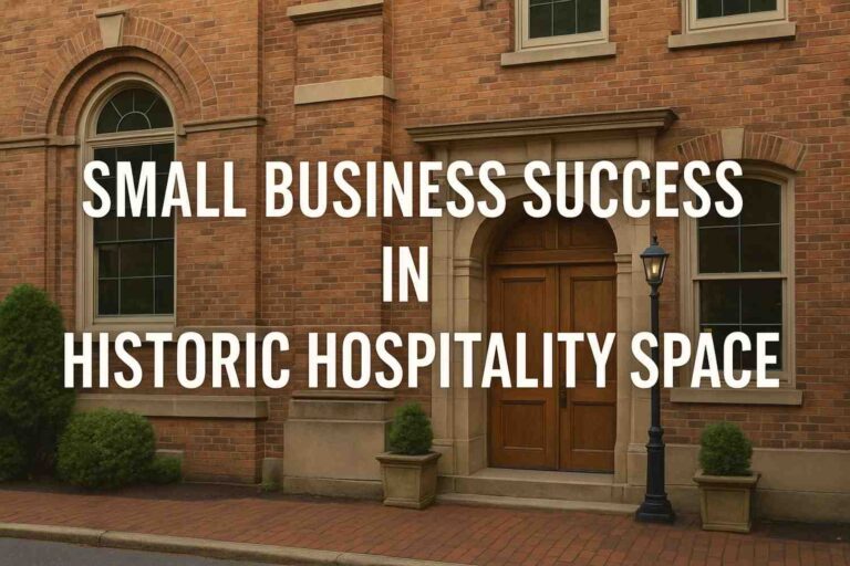 Small Business Success in Historic Hospitality Spaces