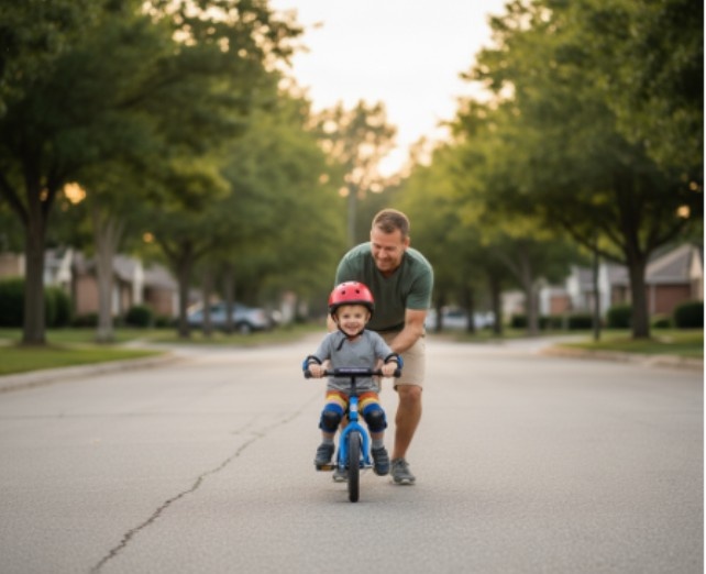 Where’s the Best Place to Teach a Kid to Ride a Bike