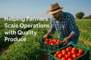 Helping Farmers Scale Operations with Quality Produce