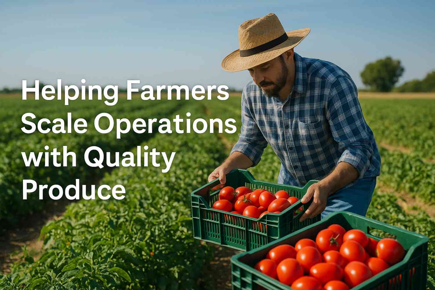 Helping Farmers Scale Operations with Quality Produce