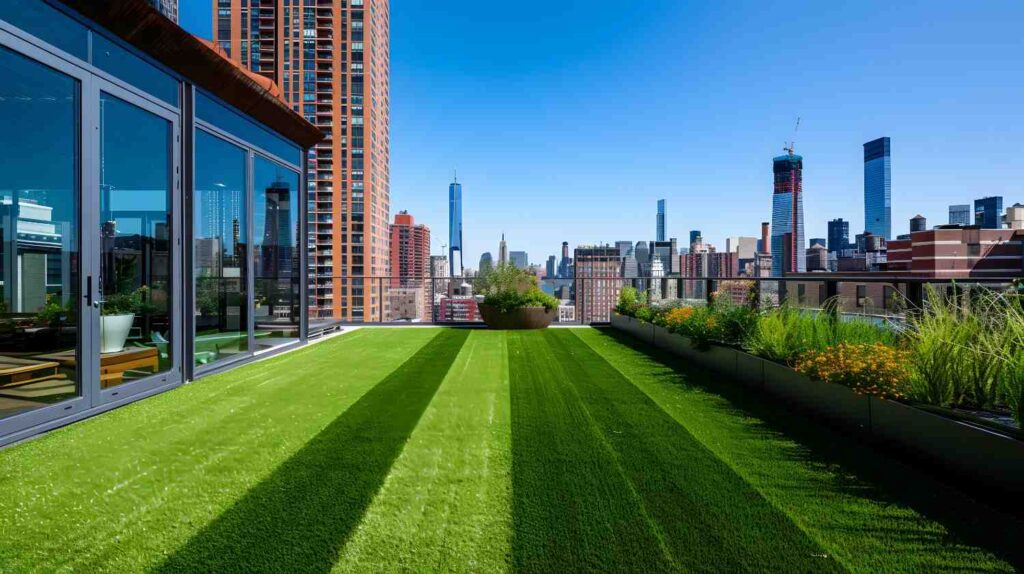Many property owners now invest in Commercial Landscaping with Artificial Turf to combine low maintenance with natural charm
