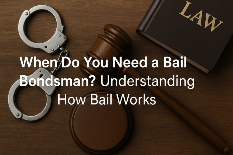 When Do You Need a Bail Bondsman?