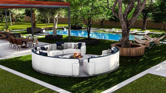 A functional outdoor retreat doesn’t mean sacrificing style