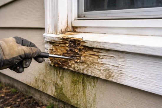 Soft Trim and Rot Near Corners