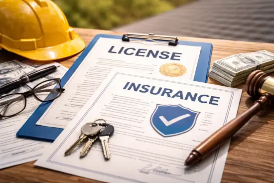 Verify Licensing and Insurance