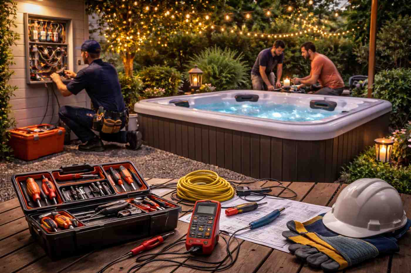Electrical Safety Tips Before Installing a Backyard Spa
