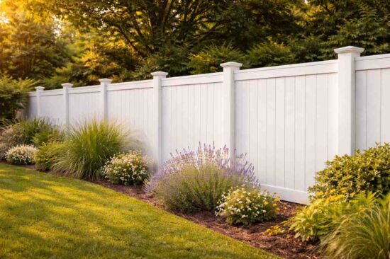 Cons of Vinyl Fencing: