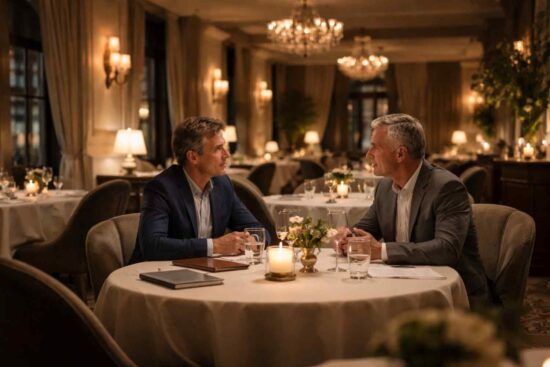 The Elegant Hotel Dining Room