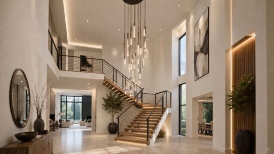 Chandeliers Are Being Used to Define Vertical Space