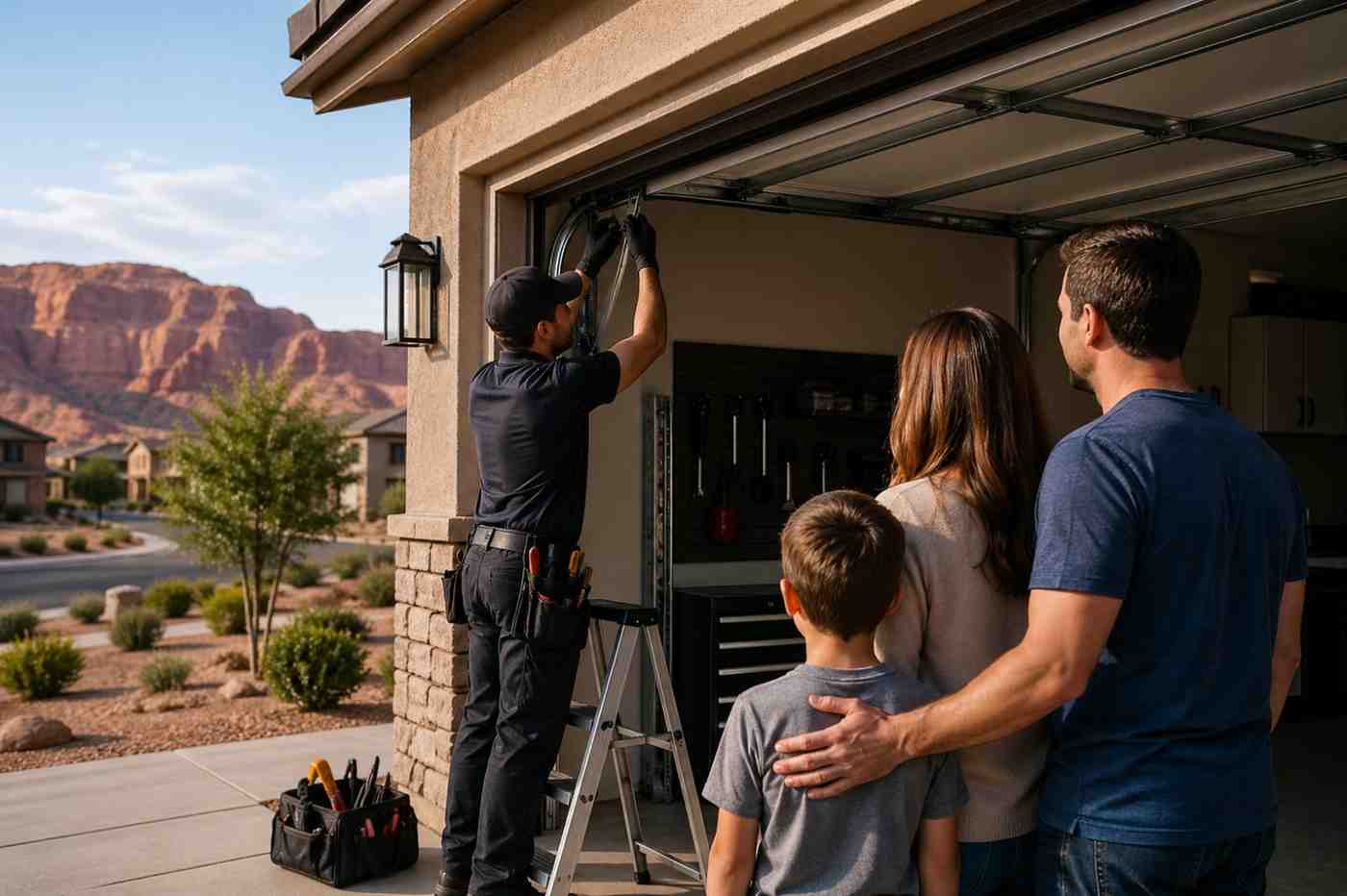 How Professional Garage Door Repair Improves Safety and Security for Homes in St. George